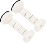 KITANDOVE 2Pcs Adjustable Headboard Stoppers Bed Frame Stabilizers Wall Protectors for Noise Reduction Easy Installation Prevents Movement Shock for Bed Furniture Support