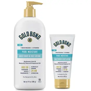 預購 Gold Bond Pure Moisture Daily Body & Face Lotion