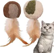 Cat Chew Toys,Interactive Cat Toys with Catnip | Interactive Pet Supplies Health, Teeth Cleaning Owl Doll Ball for All Breeds Boredom & Enrichment Play