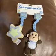 Garanimals Travel Pals Monkey Star Hanging Baby Toy Blue