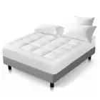 Gisele Bedding Double Mattress Topper Pillowtop Pad Protector 1000GSM Microfibre