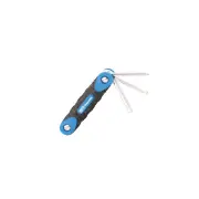 SP Tools Folding Magnetic Key Set SAE 8 Keys - Fold Away into Handle Cr-V Steel