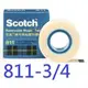 【1768購物網】811-3/4 Scotch 3M 可再貼隱形膠帶系列 19mm X 32.9M