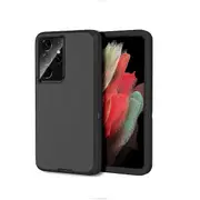 For Samsung Galaxy Note 20 Ultra Case, Drop Resistant Defender Tradies Heavy Duty Rugged Shockproof Cover (Grey Green)