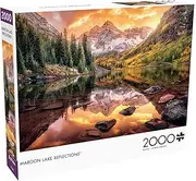 Buffalo Games - Maroon Lake Reflection - 2000 Piece Jigsaw Puzzle, Multi