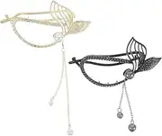 Hair Accessories Set 2pcs French Twist Holder Fishtail Twist Clip Ponytail Holder Bun Barrette Clip for French Hair Styling for Women Girls