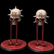 Chaos Khorne Skulltaker Gelände Scene Warhammer AOS Painted Gallery army Games
