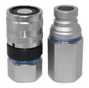 TL93 1-1/4″ SAE Thread 1” Body Flat Face Hydraulic Quick Disconnect Coupler Set