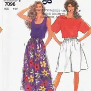 ChicStitch Misses Pullover Tops & Culottes Pattern (Size 8-20, Bust 31.5-42)