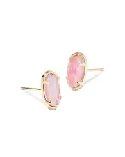 Kendra Scott Grayson Stone Stud Earrings in 14K Gold Plated
