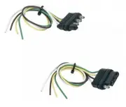 Hopkins Trailer Products 48175 12in. 4-Wire Flat Tow Vehicle End/Trailer End Set