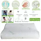 Luxury Soft Contour Bamboo Pillows Cushion Memory Foam Fabric Hypoallergenic