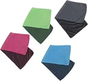 BESPORTBLE 4pcs Microfiber Towels Towels Decoration Fete Tassel Budgie Cage Silk Pillowcases Napkins Silk Pillow Cases Cushion White Pillows Balloon Arch Kit Ring Bearer Pillows Hutch