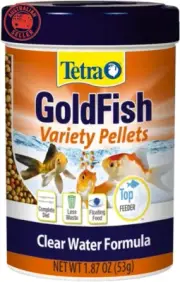 Goldfish Variety Pellets, Sinking, Balanced Nutrition, 53g