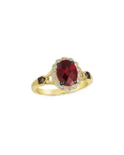Le Vian 14K 2.67 ct. tw. Diamond & Garnet Color Blocking Semi Precious Ring
