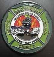 Cambridge (MA) Fire Department Engine 3 Hazmat Marvin The Martian Challenge Coin