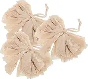 SOESFOUFU 3pcs Facial Washing Net Foaming Net Body Wash Soap Bag Body Scrub Spa Shower Scrubber Sponge Exfoliating Towel Loofahs Pouf Ball Soap Saver Bag Pouch Bath Shower Glove or