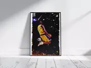 Kobe Bryant - Lakers- NBA - Wall Digital Vector Art Poster Home Decor