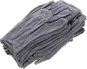 KICHOUSE 12 Pack Gray Cotton Work Gloves Soft Breathable Antislip Palm Cut Resistant Anti-Static for Traffic Control Ceremonial Duties Labor Protection