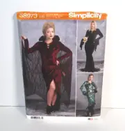 Simplicity 8973 Dress, Leggings Costume Pattern Vampire, Witch Misses 6-14 Uncut