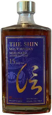 The Shin 15 Year Old Mizunara Oak Japanese Whisky 700ml
