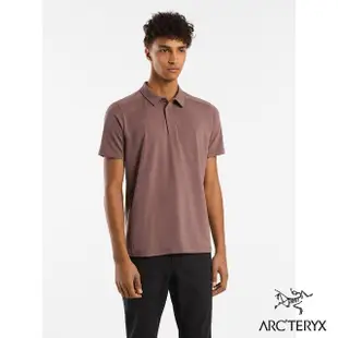 【Arcteryx 始祖鳥】男 Captive 短袖 POLO 衫(柔紫)