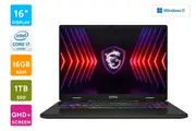 MSI Sword B14VFKG-424AU 16" QHD+ 240Hz i7 RTX 4060 Gaming Laptop (16GB, 1TB)
