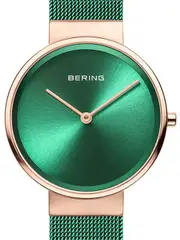 Bering 14531-868 Green Stainless Steel Womens Watch