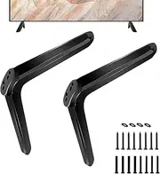 TV Base Pedestal Feet,Universal TV Stand Legs TV Feet, Table Top Replacement Pedestal Riser for roku Tv Flat&Curved Screen,for 32 40 49 50 55 Inch LCD LED Plasma Flat Screen