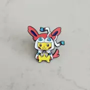 Pokemon Pikachu SYLVEON Poncho Enamel Pin Eevee