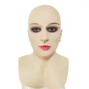Masquerade Latex fancy bearhead Woman mask Halloween party Costume Cosplay Props