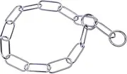JACK AND VANILLA, Chrome Plated Steel Oval Correction Chain Correction Correction Chain Correction Correction Chain 72 cm Length Ideal for Medium to Large Dogs Chrome
