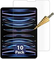 10x Tempered Glass Screen Protector for Apple iPad PRO 11'' 2021 4th Gen 2022 2023