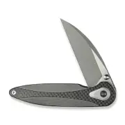 WE Knife Zenthra 24021C-2 Gray Titianium Carbon Fiber M390 Steel Knife