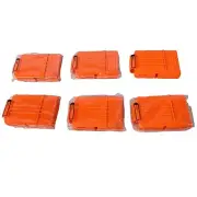 Nerf N Strike Lot of 6 Elite 6 Max Round Dart Gun Ammo Clip Magazine No Darts