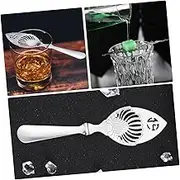 CRILSTYLEO -one Kitchen Tool Cube Sugar Colander Filter Spoon Ice Strainer Bar Strainer Absinthe Filter Stainless Steel for Bar Home