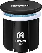 Hotmax Portable Ice Bath Tub for Adults, Large Cold Plunge Tub, Ice Baths For Recovery, Folding Ice Bathtub for Athletes, Outdoor Indoor, SPA Bath (31.6x31.6x29.5 inches)