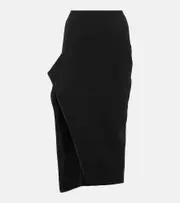 [Maticevski] Maticevski Narrate side-slit crêpe pencil skirt AU 12 black