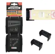 STEALTHMOUNTS Black Level Mounts XL Universal Level Holder 2 Pack OM-LM-BLK-2