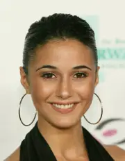 Actress Emmanuelle Chriqui arrives at the launch of the uBid for H - Old Photo 1