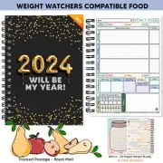 A5 food diary, WEIGHT WATCHERS, diet, journal, weight log, planner/WW/2024