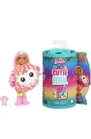 Barbie Cutie Reveal Chelsea Small Doll With Monkey Plush Costume Mini Pet & Acc