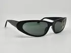 Ray-Ban B&L W1924 XXAO Black Frame G-15 Green Glass Lens Cat Eye Sunglasses 55mm