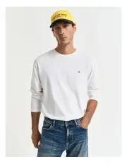 [Gant] Shield Long Sleeve T-Shirt in Eggshell
