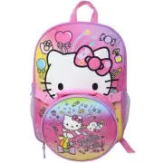 Hello Kitty 16" Backpack with Rectangle Lunch Bag