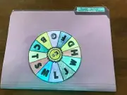 Super Spin! Beginning Sounds Grade K language Art file folder game teacher