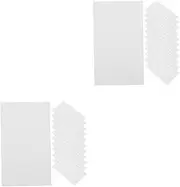 NUOBESTY 2sets Cards Scratch Paper Perfect for Flashcards Notes Drafting Great Present for Teachers 100pcs*2
