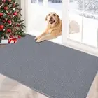 Indoor Door Mat, Front Door Rug 24"x36" Non Slip Rubber Backing Door Mats, Lo...