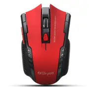 2.4GHz Wilreless 6 Key Portable Optical Mouse for Desktop PCs Laptops