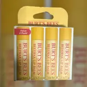 Burt's Bees Beeswax Original Lip Balm - 0.15oz (4 Count) New In Box